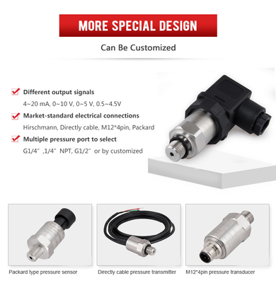 Cảm biến máy phát áp suất công nghiệp 150Psi 4-20ma 12 ~ 36VDC